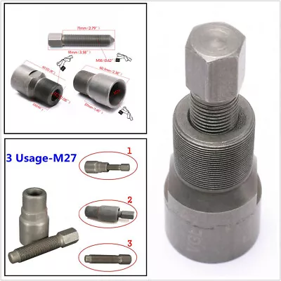 Motorcycle M27x1.0 Three-Purpose Flywheel Puller Stator Roller Tire Repair Tool • £17.87