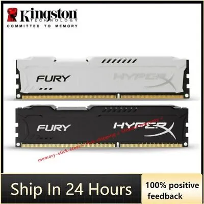 £46.20 • Buy HyperX FURY DDR3 8GB 16GB 32GB 1600 MHz PC3-12800 Desktop RAM Memory DIMM 240pin