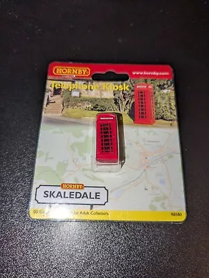 OO Gauge Hornby Skaledale R8580 Red Telephone Box / Kiosk Model Railway Building • £9.99