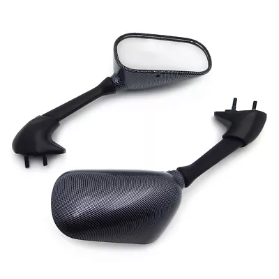 Carbon Fiber Side Mirrors For 1998 1999 2000 2001 2002 Yamaha Yzfr6 Yzf-R6 YZF-R • $30.85