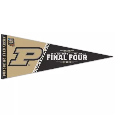 2024 Final Four Phoenix Purdue Boilermakers 12x30 Premium Pennant New • $15.95