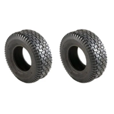 $92.95 • Buy 2x Commercial Turf Saver Tubeless Tyres 15 X 6.00 X 6 For Ride On Mowers