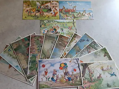 Vintage The Medici Society Ltd. London Lot Of 15 Postcards W/Fairy Tale Animals • $24.99