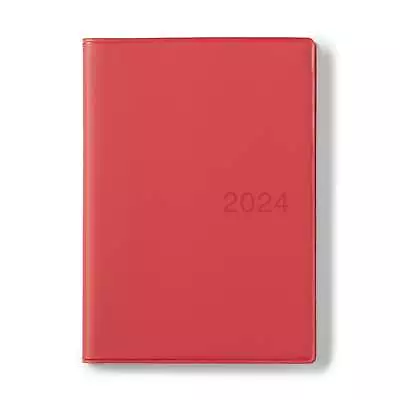 MUJI 2024 - Monthly / Weekly / Yearly Planner RED A5 (Starts December 23) USA • $20