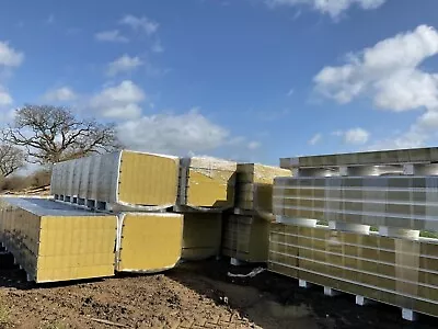 £20 • Buy INSULATED Rockwool PANELS Coldroom Ind,GARDEN,Rooms GYM,SOUND PROOF Ecohou,£20m2