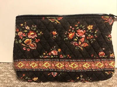 NWT Vera Bradley Lg Cos Cosmetic Bag Chocolat Brown Retired • $25.99