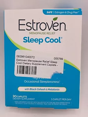 Estroven Menopause Relief Sleep Cool 30c. 8/2024 • $10.75