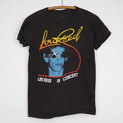 Vintage Lou Reed In Concert T-Shirt Classic Black Unisex Size S-2345XL TR7111 • $6.99