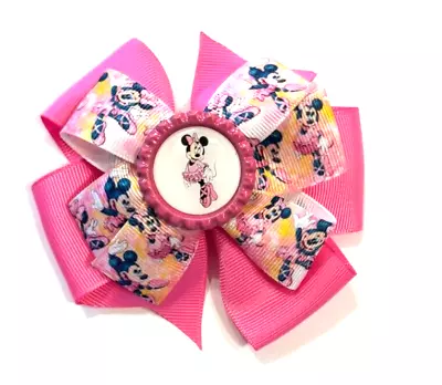 Beautiful Ballerina Minnie Mouse Inspired Hair Bow For Girls. • $10.95