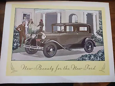 1930 Ford Model A Brochure - Original • $20