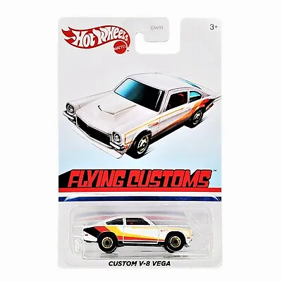 2020 HOT WHEELS Custom V-8 Vega White '72 Chevy Car Flying Customs Target GJX08  • $9.99