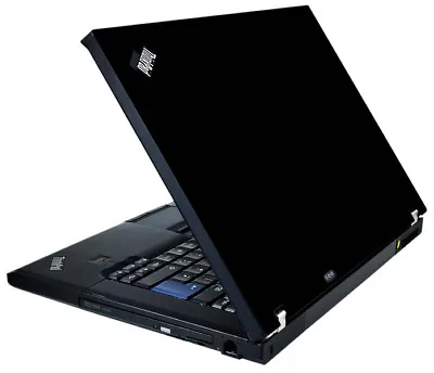 BLACK Vinyl Lid Skin Cover Decal Fits IBM Lenovo ThinkPad T61 Laptop • $9.99