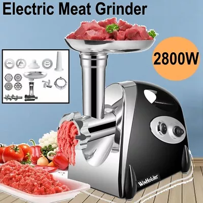 2800W Electric Meat Grinder Mincer Sausage Stuffer Maker Food Filler Machine UK • £49.97