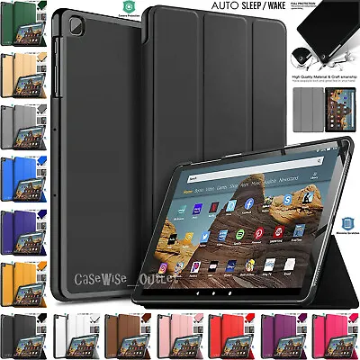 £7.86 • Buy Magnetic Leather Smart Flip Stand Case Cover For Amazon Kindle Fire HD 10  2019
