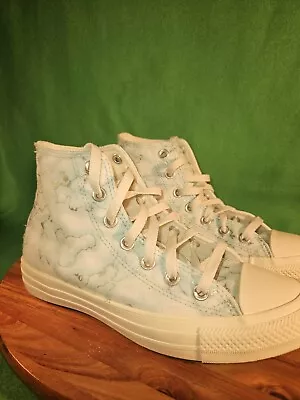  Converse All Star Chuck Taylors Light Dew Cloud Canvas Shoes A02035C Women's 7 • $18