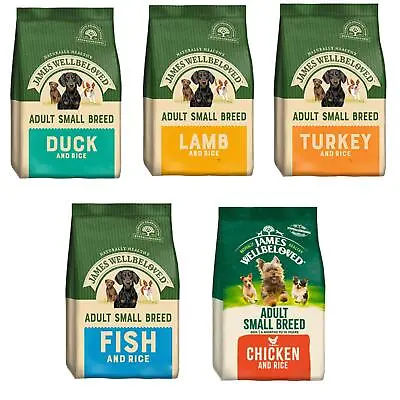 James Wellbeloved Dry Dog Food Adult Small Breed Hypoallergenic Protein Meal • £14.54