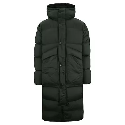 Jack Wolfskin Tech Lab Sleeping Bag Coat Zip Dark Green Mens Jacket 1205551 4144 • £315.99