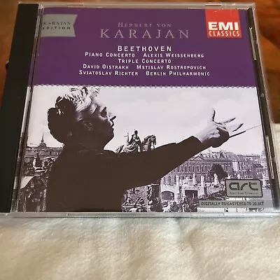 $9 • Buy KARAJAN EDITION BEETHOVEN: PIANO CONCERTO No.4 Etc CD 1996 EMI Classics