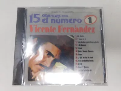 Vicente Fernandez 15 Grandes Con El Numero 1 Serie De Coleccion CD NEW SEALED • $99.99