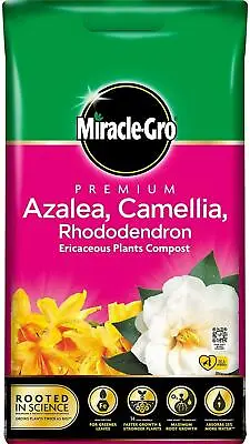 Miracle Gro Eracacious Compost Azelea Camelia Rhododendron 10L Bag Peat Free • £8.25