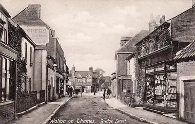 Bridge Street Walton On Thames Unused Old Pc G Phillipson • £15