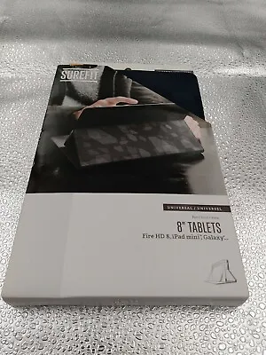 Case Logic CBUE-1208-DRESSBLUE Surefit Folio For 8  Tablets- New In Packaging • $10.20