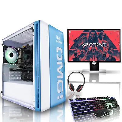 Gaming PC Bundle I7 I5 I3 Desktop Computer PC 16GB RAM RTX 3050 Wins10 + 19 LCD • £174.99