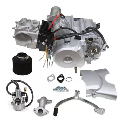 125cc Semi Auto Engine Motor With Reverse For Pit Quad Dirt Bike ATV Buggy ATC70 • $368.99