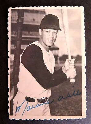 1969 Topps Deckle #24 Maury Wills VG Card B/w T.C.G. • $17