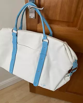 Davidoff Cool Water White/ Blue  Gym Bag Weekend Bag Duffel Bag/ Holdall • £24.99