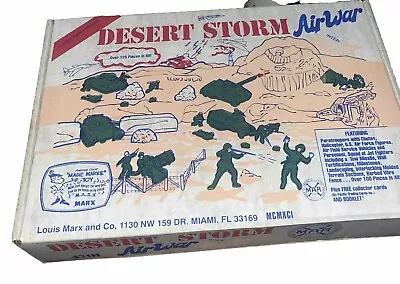 Marx #4791 Limited Edition “Desert Storm: Air War Playset Open Box • $130