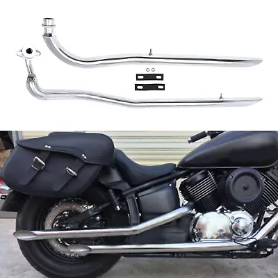 $329.99 • Buy Exhaust Pipe System Silencers Muffler For Yamaha V-Star Drag Star 1100 XVS1100