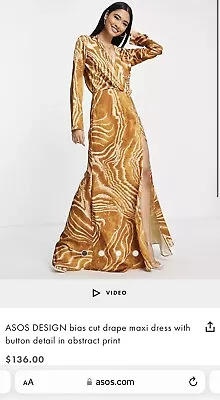 $70 • Buy ASOS Long Sleeve Maxi Dress 14