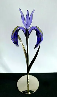 £170 • Buy Swarovski Crystal Paradise Flowers – Damboa Blue Violet 848449 Boxed & Cert