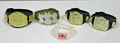 Wwe Jakks Tag Teammillion Dollarundisputed Championship Belts Action Figures • $40