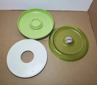 Margaritaville Salt Lime Rimming Tray Set AD2000 Green Plastic Sunbeam Rimmer • $24.99