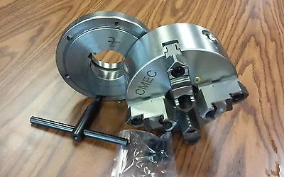 6  4-JAW SELF-CENTERING  LATHE CHUCK W. L00 Adapter Back Mounting Plate-new • $209