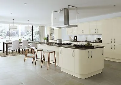 NEW HIGH GLOSS VIVO IVORY/CREAM Kitchen Doors And Drawer Fronts • £246.70