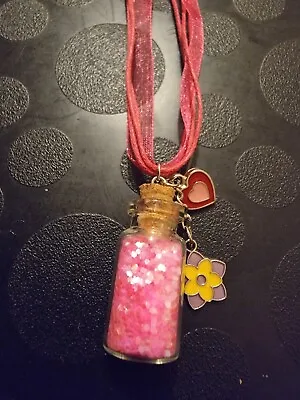 Fairy Pixie Dust/ Wish/ Magic Dust Bottle With Necklace A Nd Charms • £4.50