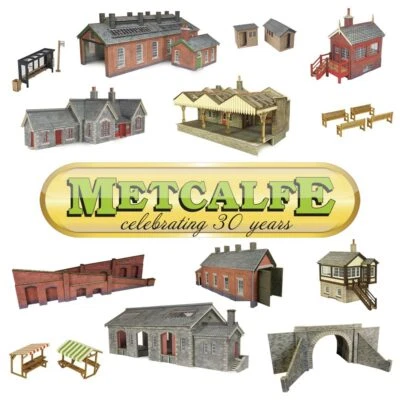 £15.25 • Buy Metcalfe Model Railway Buildings/Walls/Scenics OO Gauge Card Kits - FULL RANGE!