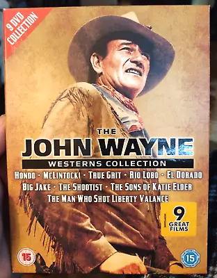 The John Wayne Westerns Collection (9-DISC BOX SET) UK IMP [DVD][Region B/2] • $14.09
