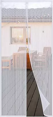 Metal Door Curtain Insect Fly Stopper Blind Screen Doorways 90 X 210 CM UK • £19.99