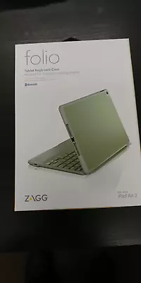 $17.49 • Buy ZAGG Folio Case Hinged With Bluetooth Keyboard For IPad Air 2- A1566 A1567-GEN 2