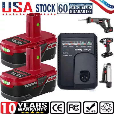 19.2 Volt 6.0Ah For Craftsman C3 DieHard Lithium Ion XCP Battery / Charger 11375 • $24.50