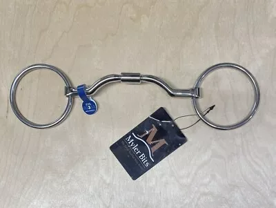 NWT Myler Horse Low X-Wide Ported Barrel Loose Ring BIT 5 1/2  Level 3 - MB33WL • $109