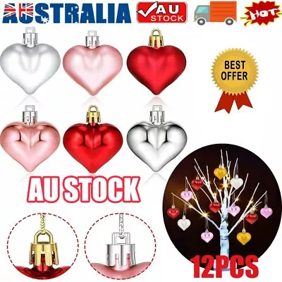 12PCS Christmas Decorations Baubles Tree Xmas Balls Party Wedding Ornament JC • $9.96