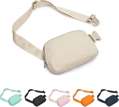 £6.99 • Buy Men Women Waist Bum Bag Canvas Fanny Pack Travel Money Belt Pouch Wallet