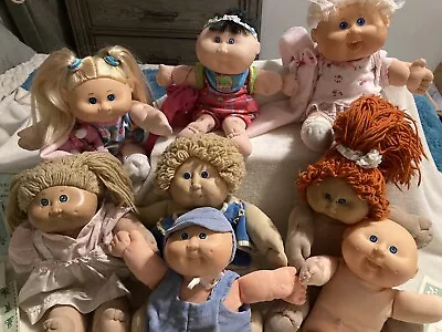 Coleco Cabbage Patch Kids Lot | 8 Dolls | Looking For TLC | As-Is 1980’s-2000’s • $5.99