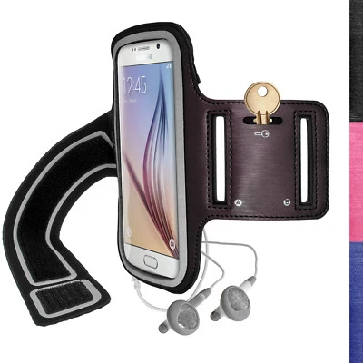 £2.69 • Buy Jogging Sports Armband For Samsung Galaxy S6 SM-G920 & S7 SM-G930 Fitness Case