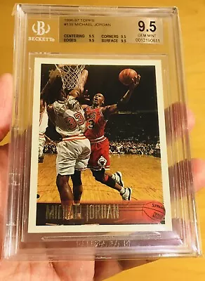 1996-97 Topps Michael Jordan #139 CHICAGO BULLS BGS 9.5 QUAD GEM MINT! • $64.99